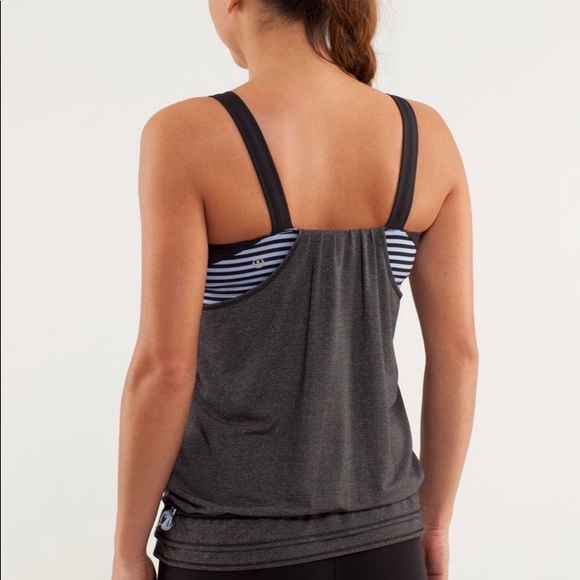 Lululemon 4 S Yoga Run Back on Track Tank Purple - Picture 7 of 8